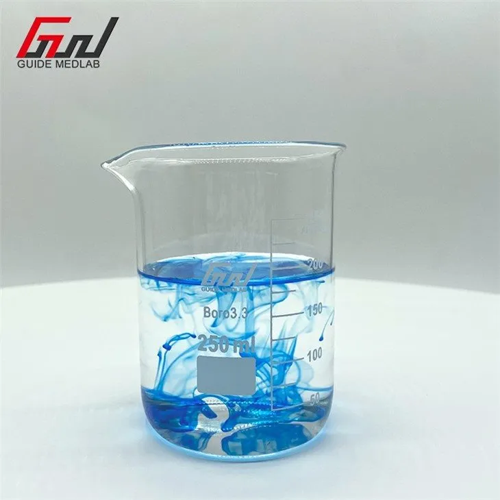 China factory glass beaker without handle