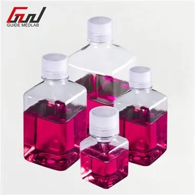 キャップ付きPETG細胞培養ボトルフラスコ